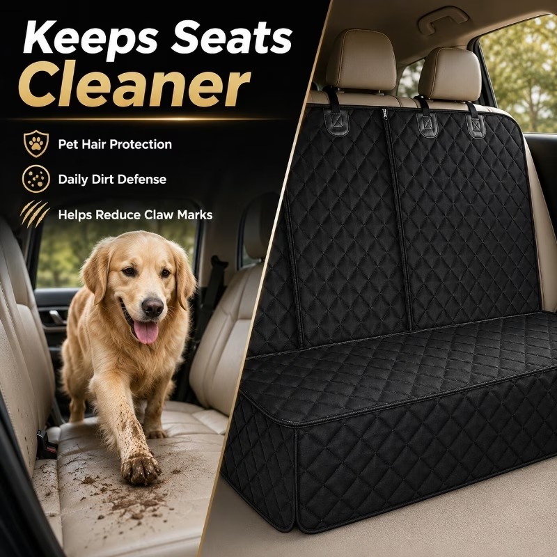 ペット用車後部座席カバー1個、ペットシートマット、SUV・セ - Mattress Protector Waterproof のレビューと価格