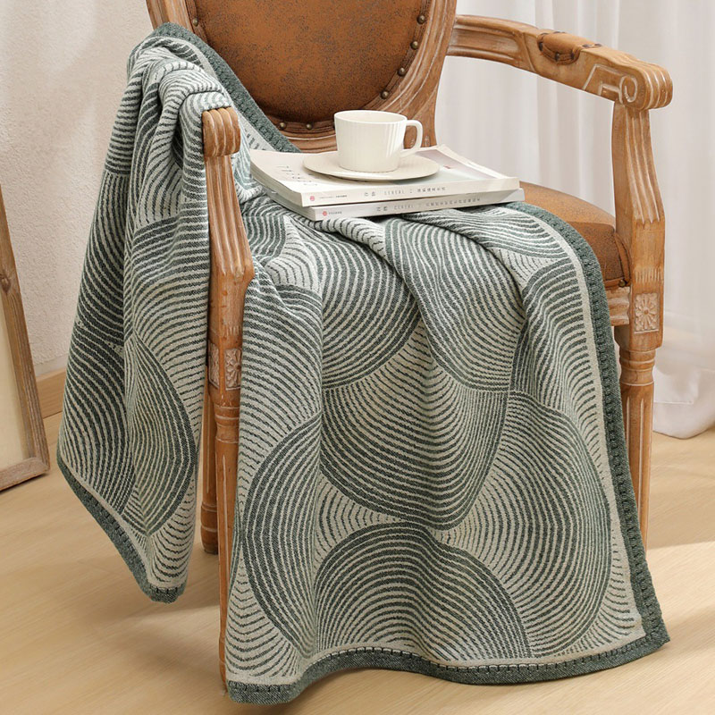 高級円弧プリント糸毛布 120X150Cm ポータブル飛行機 - Home Textiles Europe のレビューと価格