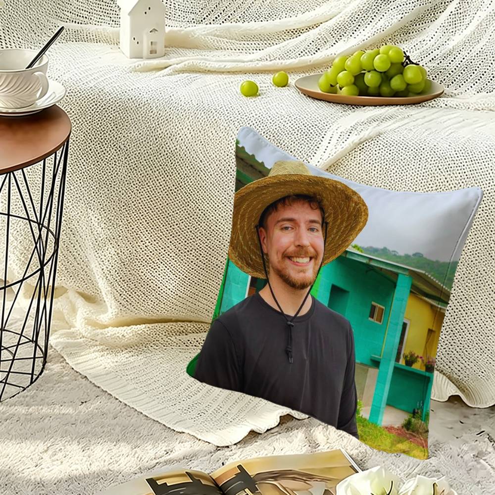 ジミー・ミスター・B・ビースト・スクエア両面プリント枕カバー - Jimmy Home Textiles のレビューと価格