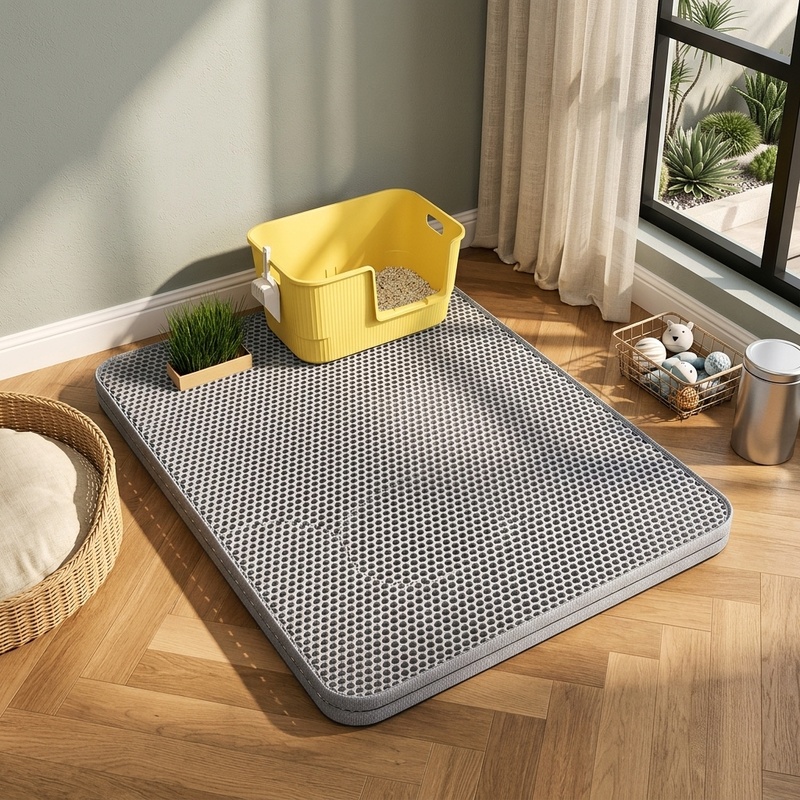 特大猫用トイレマット 高耐久 防水 二重構造 滑り止め 洗濯 - Mattress Protector Waterproof のレビューと価格